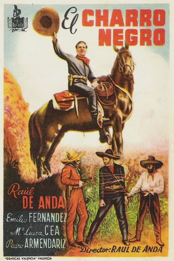 El charro Negro (1940) постер
