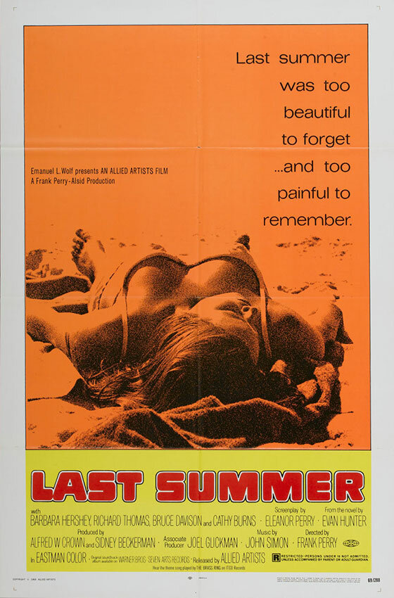 Последнее лето (1969) постер