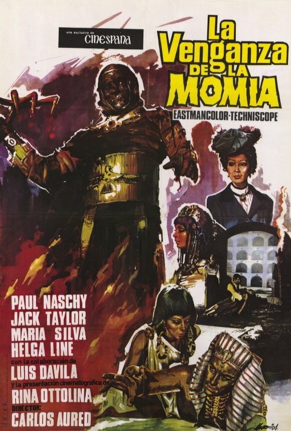 Месть мумии (1975) постер
