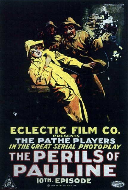 Опасные похождения Полины (1914) постер