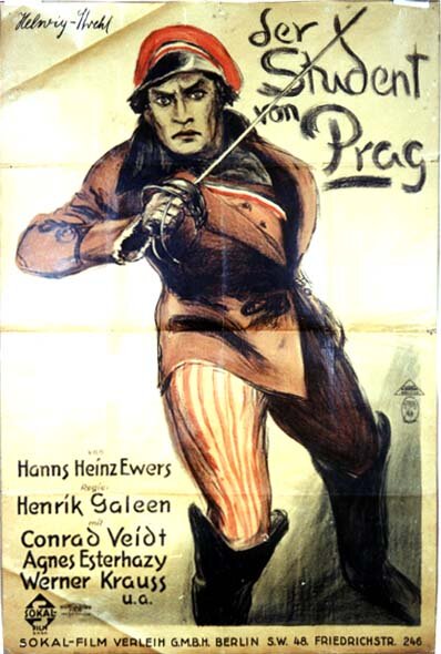 Пражский студент (1926) постер