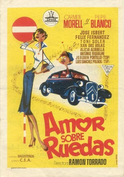 Amor sobre ruedas (1954) постер