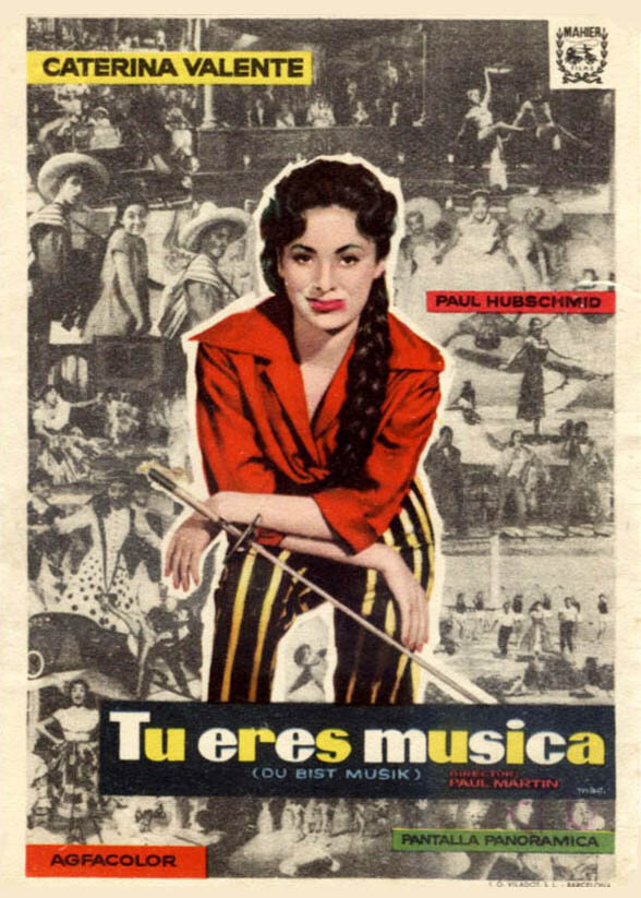 Du bist Musik (1956) постер
