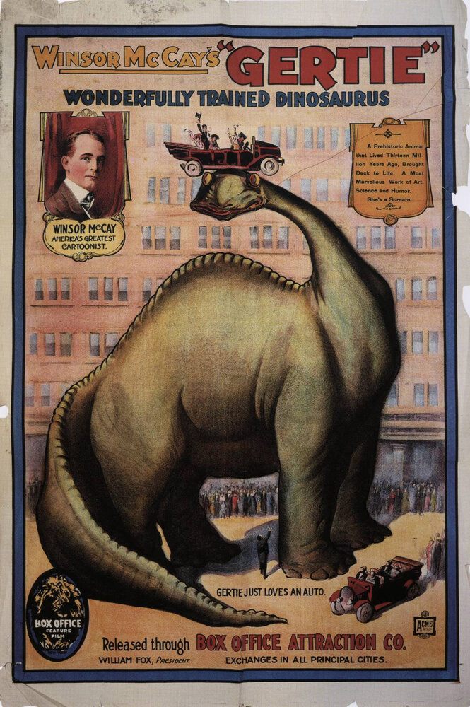 Динозавр Герти (1914) постер