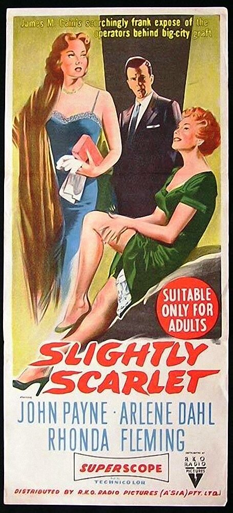 Slightly Scarlet (1930) постер