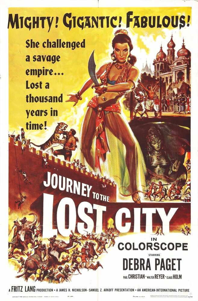 Путешествие в затерянный город (1960) постер